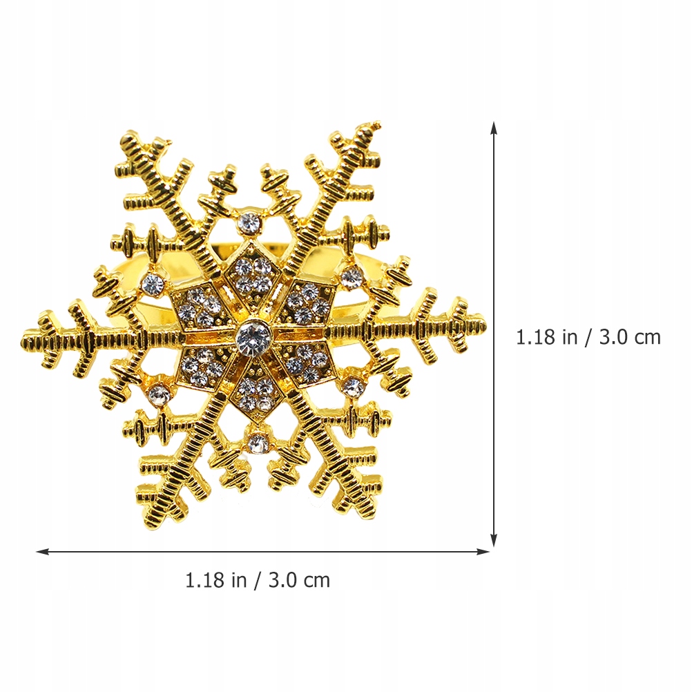 KRĄŻKI NA SERWETKI ŚWIĄTECZNE DEKORACJA STOŁU W JADALNI Marka bez marki