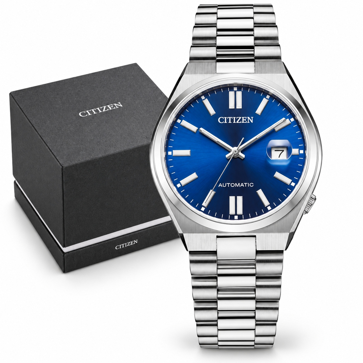 Hodinky Citizen NJ0150-81L Automatic Safír Modrý Náramek Tsuyosa