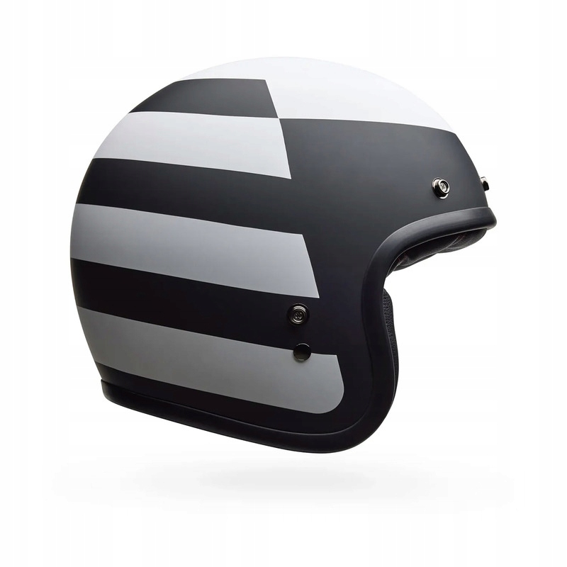 Motocyklová Prilba Bell Custom 500 Parlor Matte Black White (M)