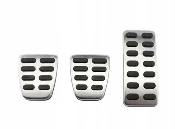 Rozsdamentes acél pedálvédők KIA és HYUNDAI modellekhez - 3 részes