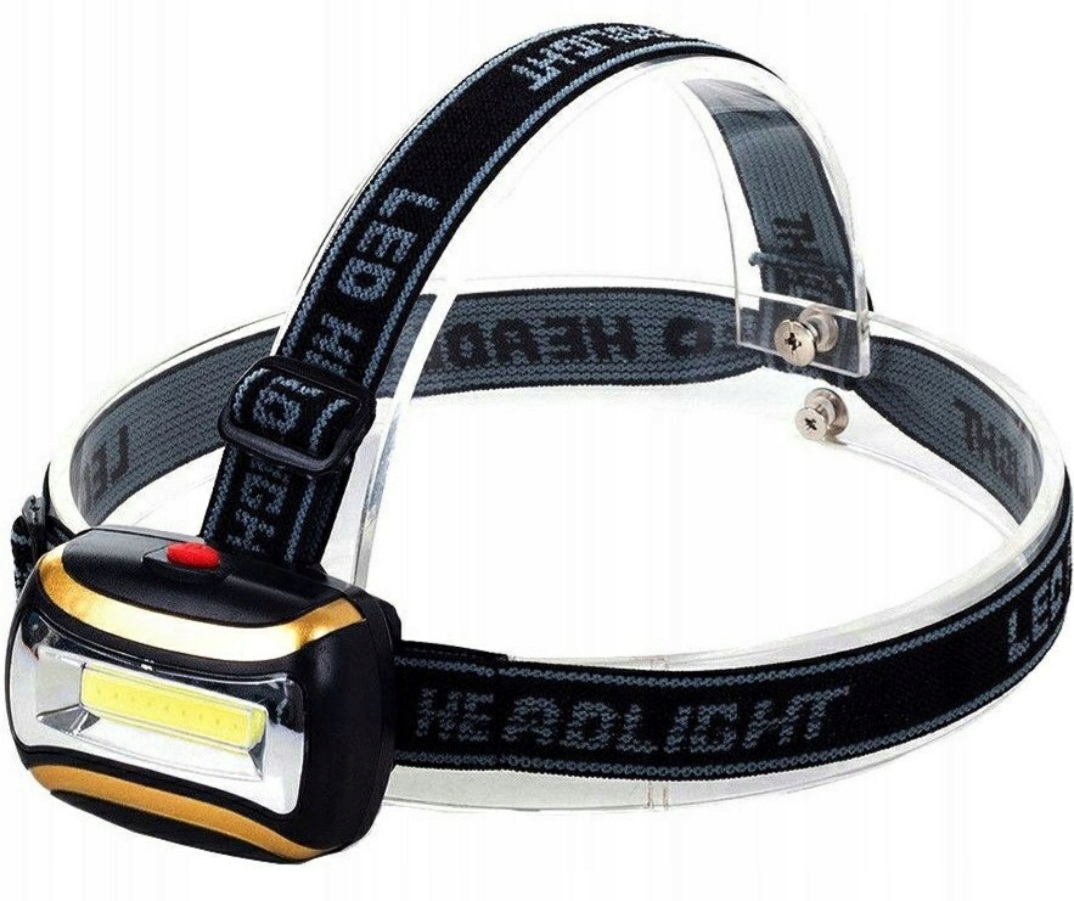 LATARKA CZOŁOWA LED 3 x baterie AAA NA GŁOWĘ MOCNA Zasilanie baterie