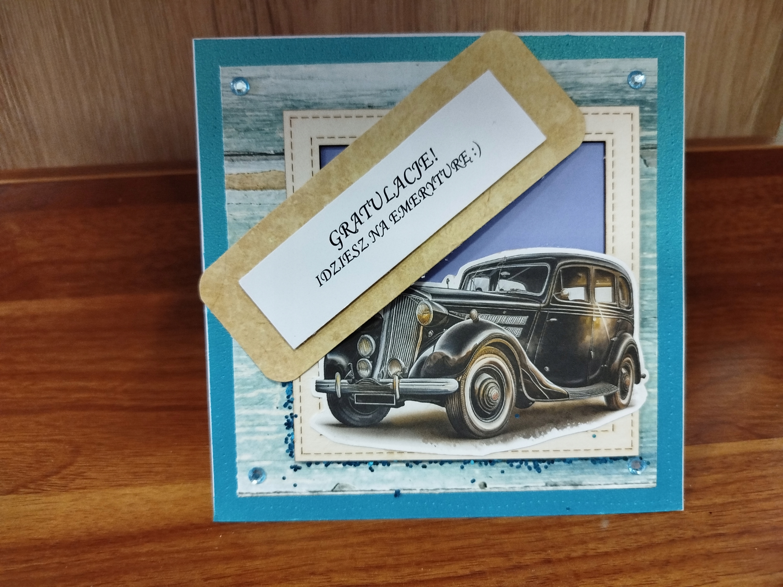 Přání ručně vyrobené do důchodu pro muže