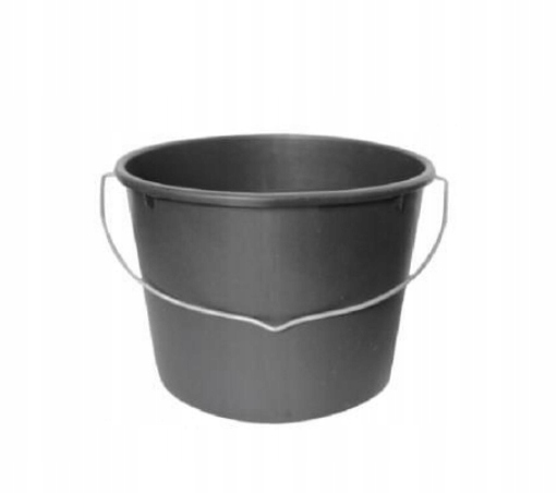 

Wiadro Gospodarcze Budowlane Plastikowe Czarne 5L