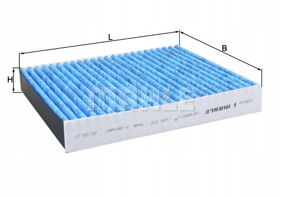 Салонні фільтри MAHLE LAO 472