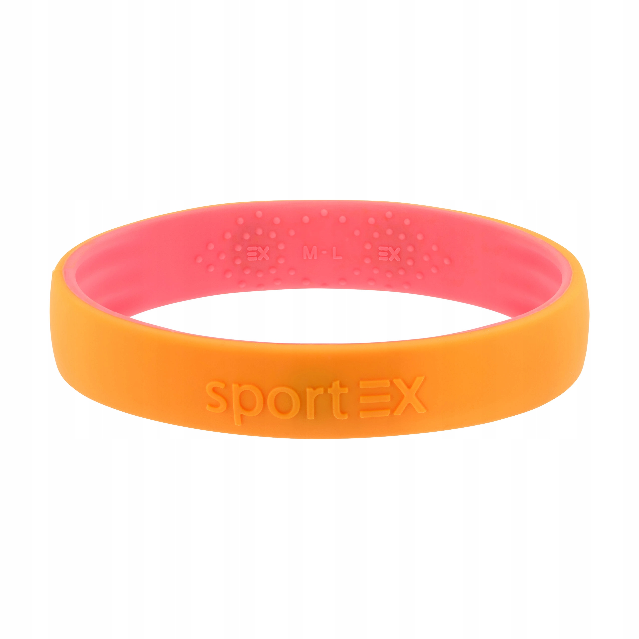 Magnetický náramek Fitness Silikonový Oranžový SportEX Pásek