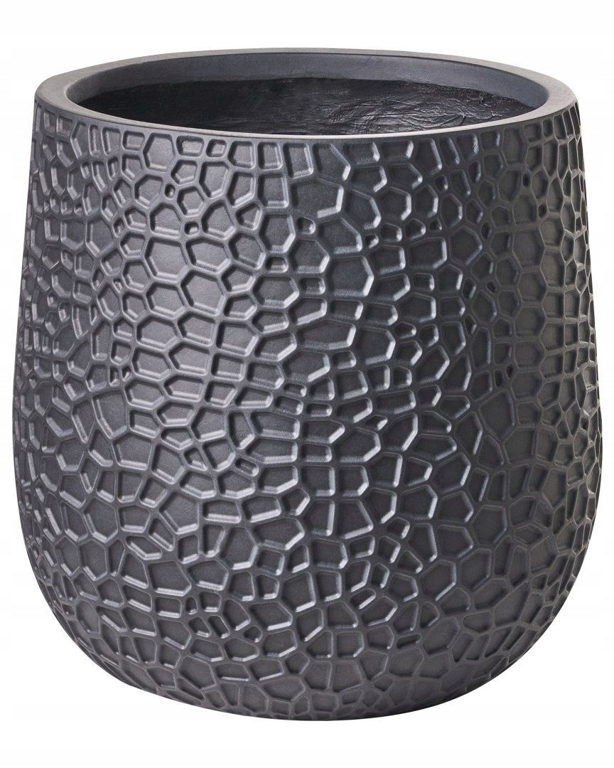 Kvetináč Qiyun 41 cm čierny