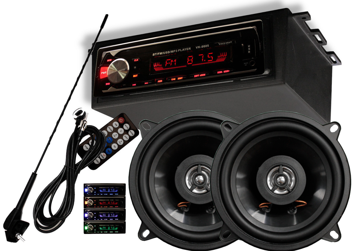 Bluetooth autorádio Usb Sd Aux MP3 Antena