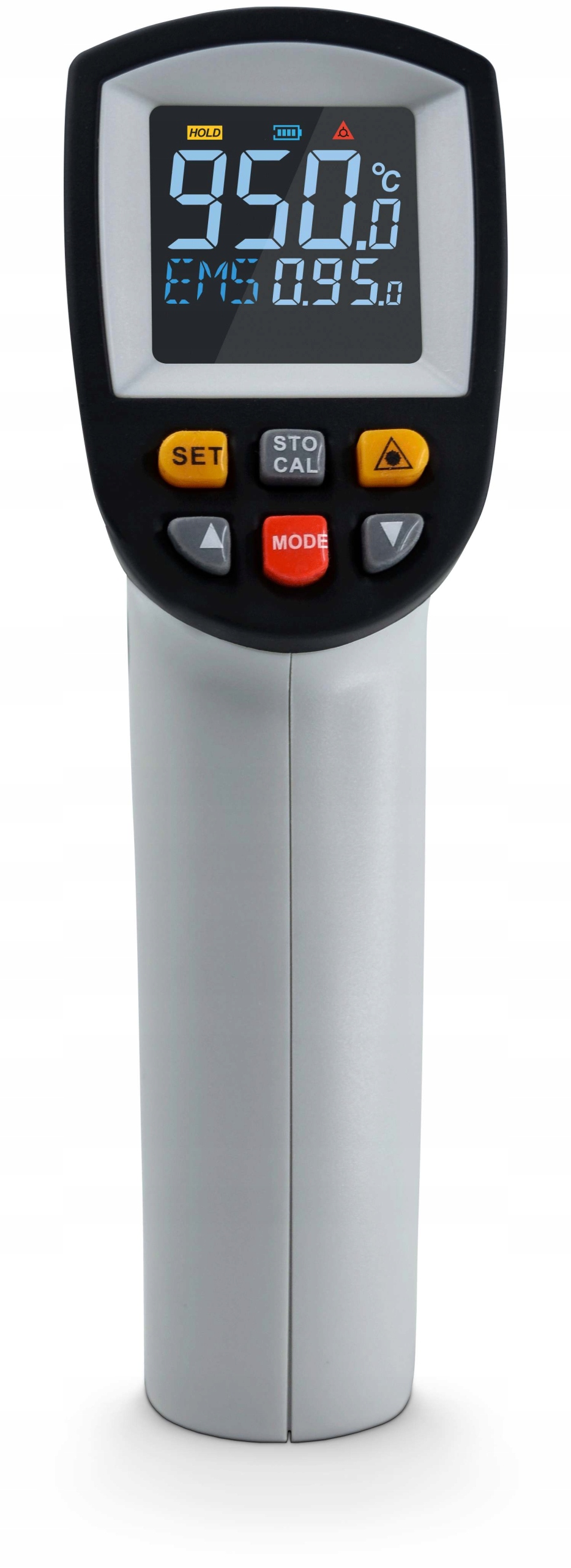 PIROMETR TERMOMETR LASEROWY BEZDOTYKOWY NA PODCZERWIEŃ EMISYJNOŚĆ -50 +950° Model GT950