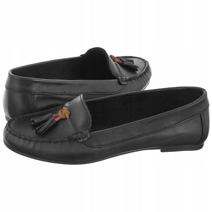 Dámské boty Mokasíny Filipe Černé 8339 Sa Preto