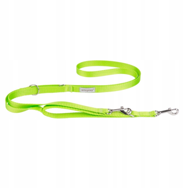 

Amiplay smycz regulowana 7w1 Samba XL Zielona
