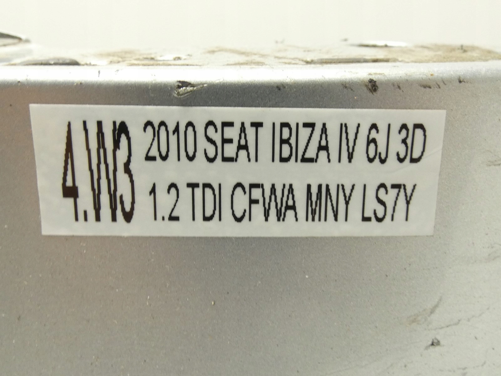 KPL bumper rear part TYLNI SEAT IBIZA IV 6J 3D LS7Y