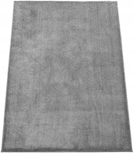 Koberec 120x170 Shaggy Šedý Plyšový Měkký Do Obývacího Pokoje Ložnice Jednotný