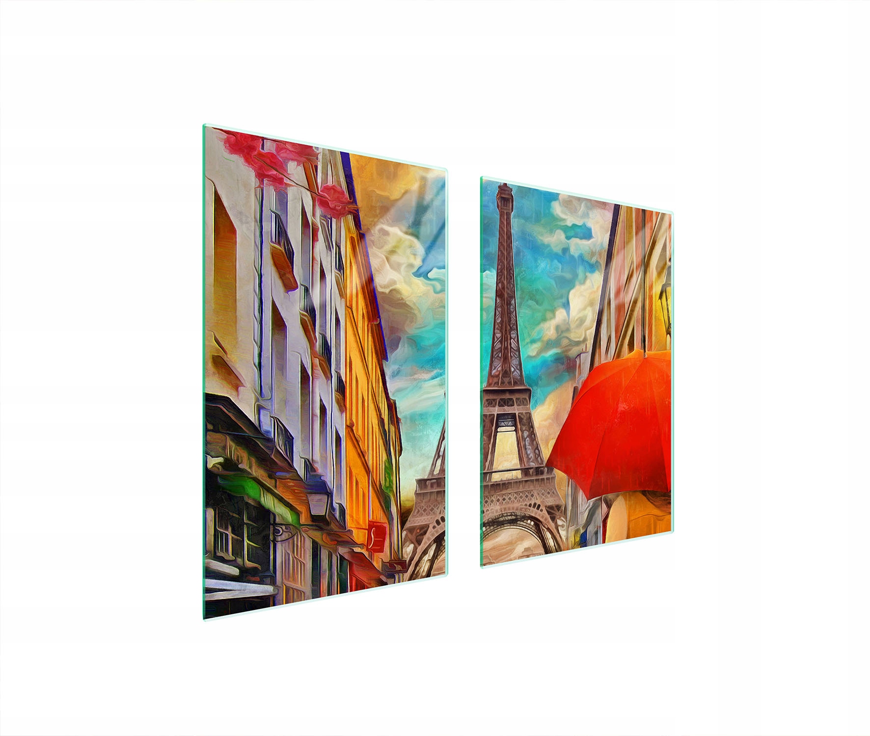 Ochranná Skleněná Deska Do Kuchyně 65x52 Paříž Tvrzené Sklo