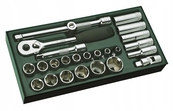 НАБОР ИЗ 25 ТОРЦЕВЫХ КЛЮЧЕЙ 1/2 ДЮЙМА