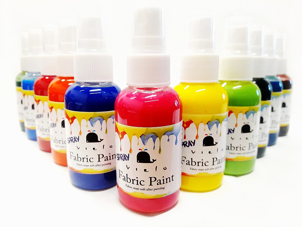 

Vielo Farba do tkanin w spray'u kolor Gentian Blue