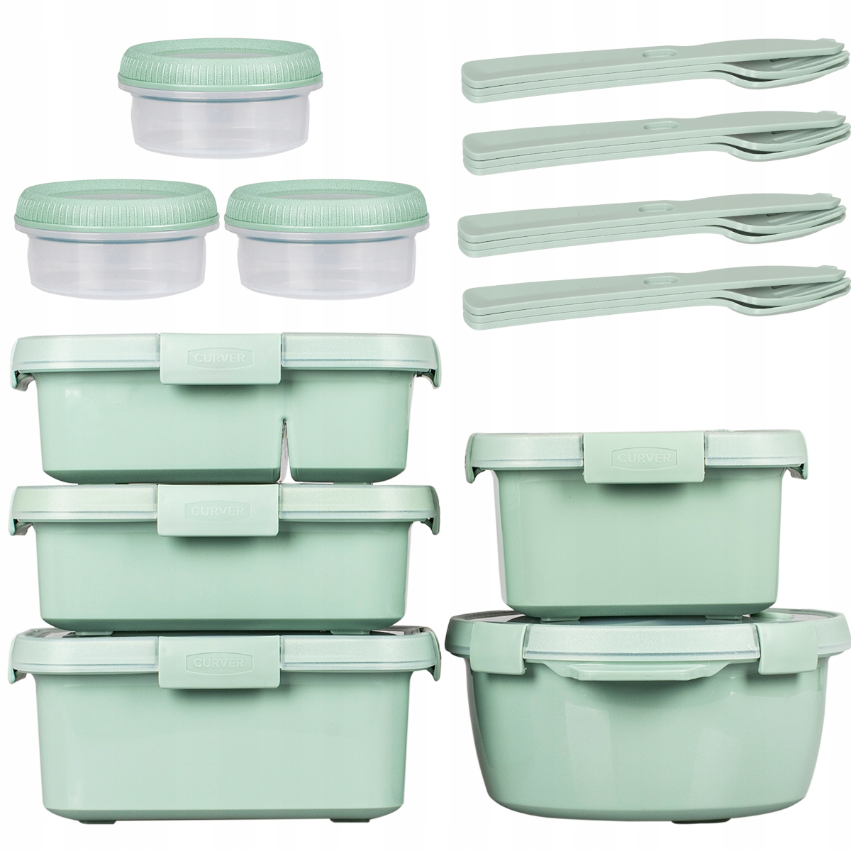 ZESTAW POJEMNIKI NA ŻYWNOŚĆ OGRANIZER EKO CURVER