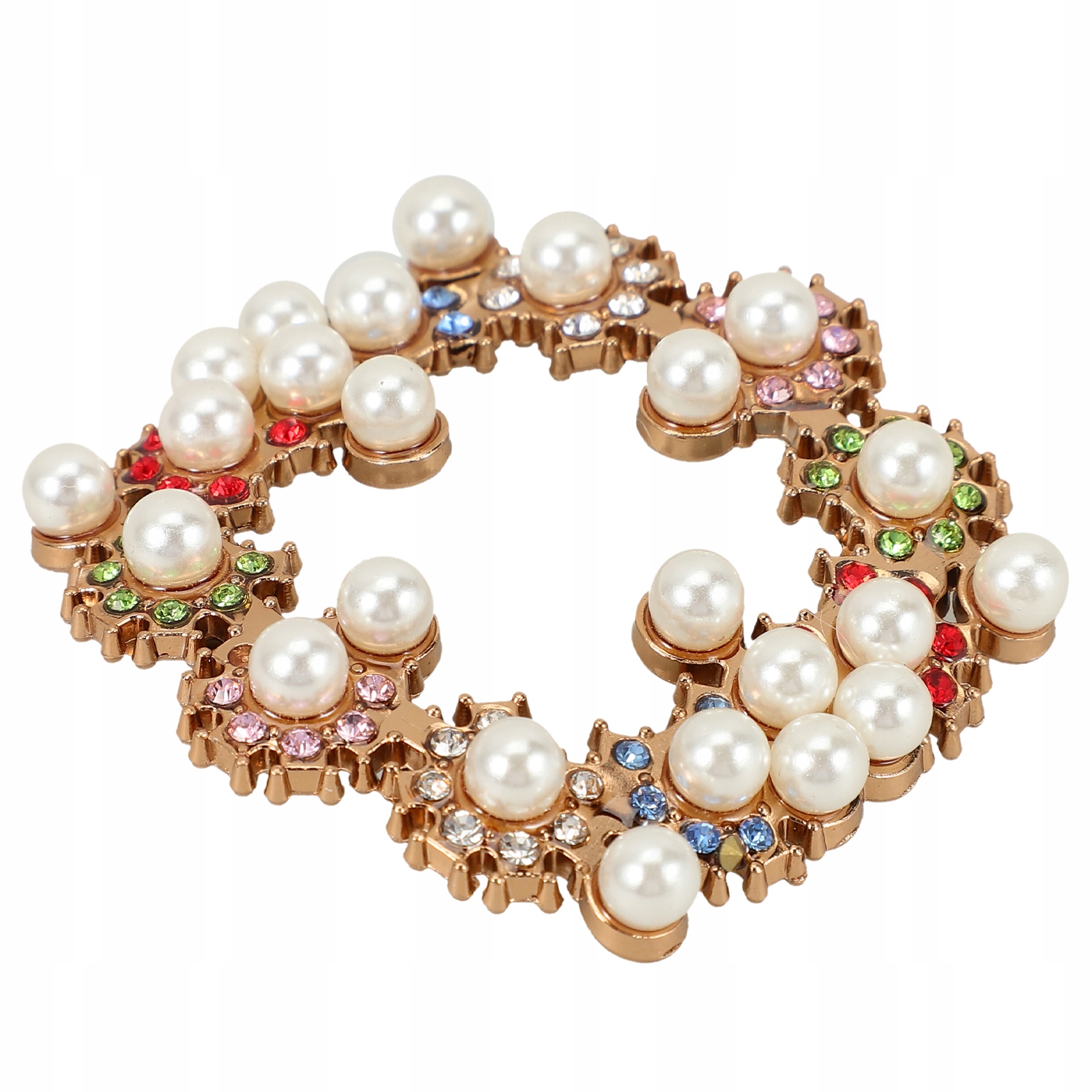 KLAMRY DO BUTÓW ŚLUBNYCH PEREŁKI KAMIENIE WYJMOWANE OZDOBY