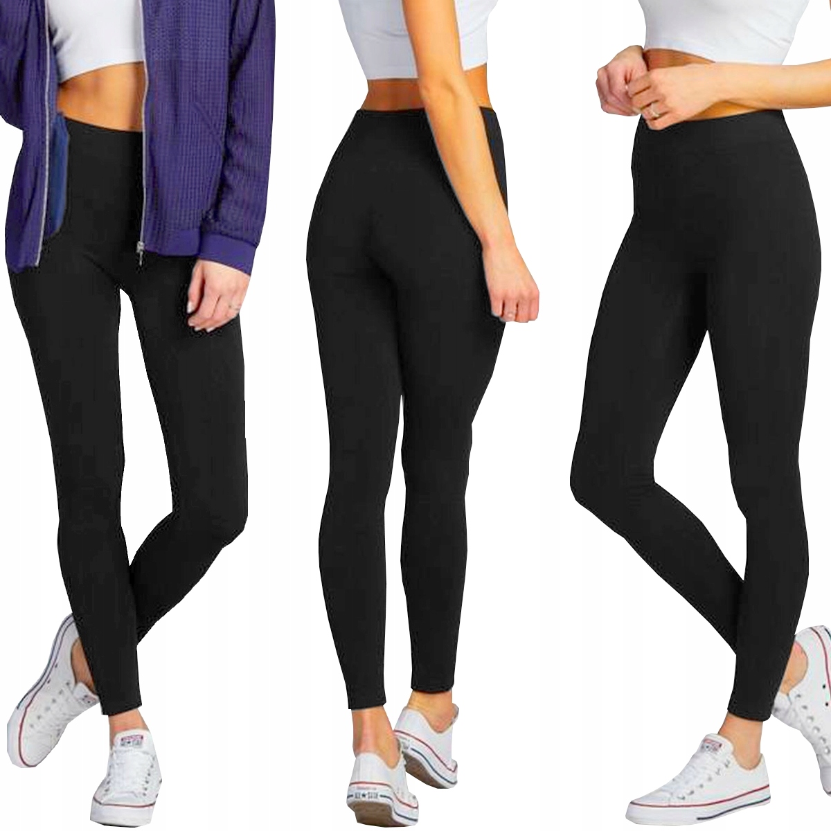 

Legginsy Bawełniane długie Damskie Getry Ps, S/m