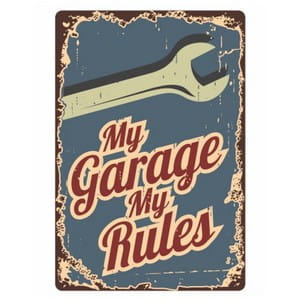 

My Garage My Rules naklejka