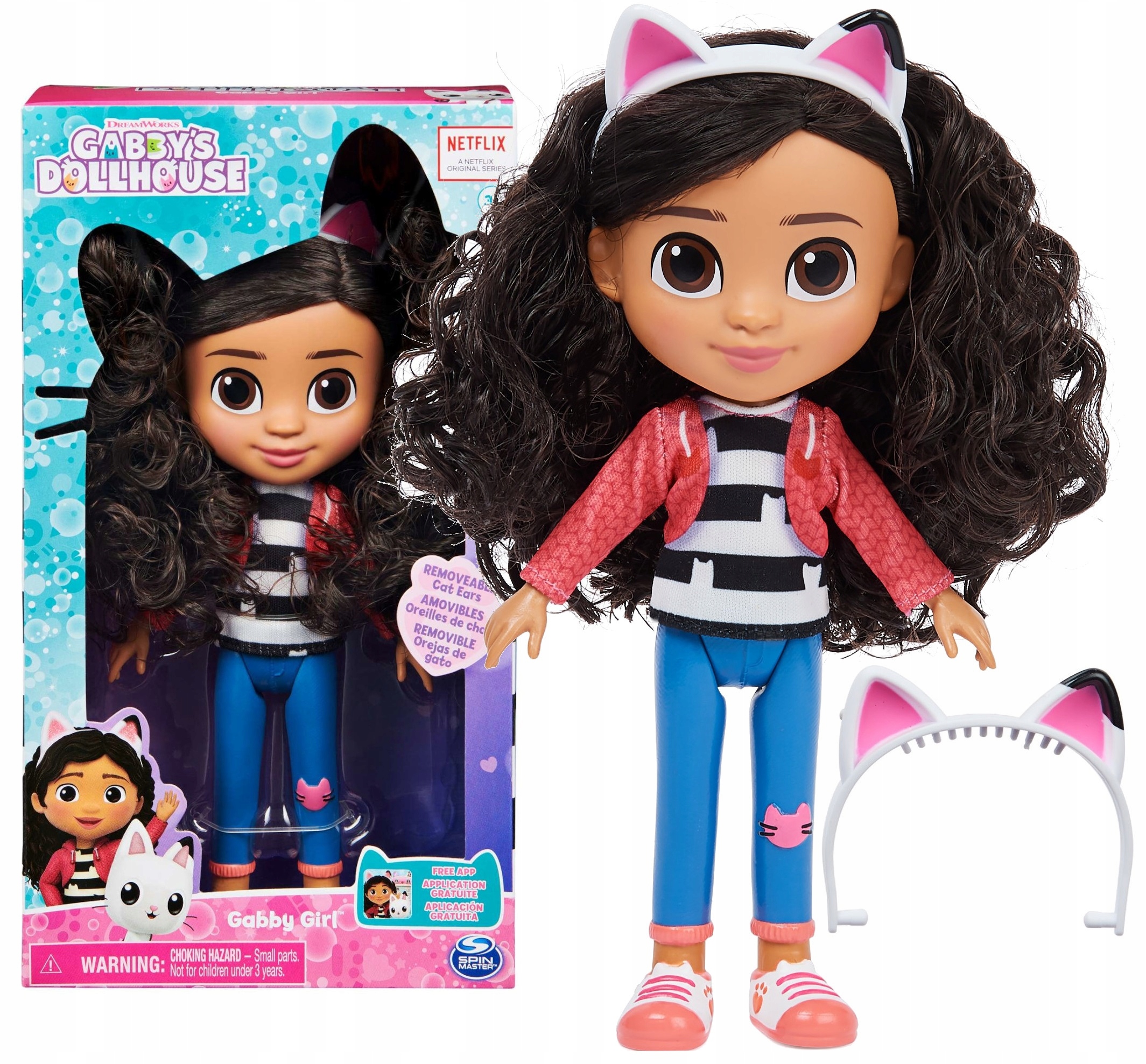 

Gabby's Dollhouse Koci Domek Gabi Uszka Lalka 20cm
