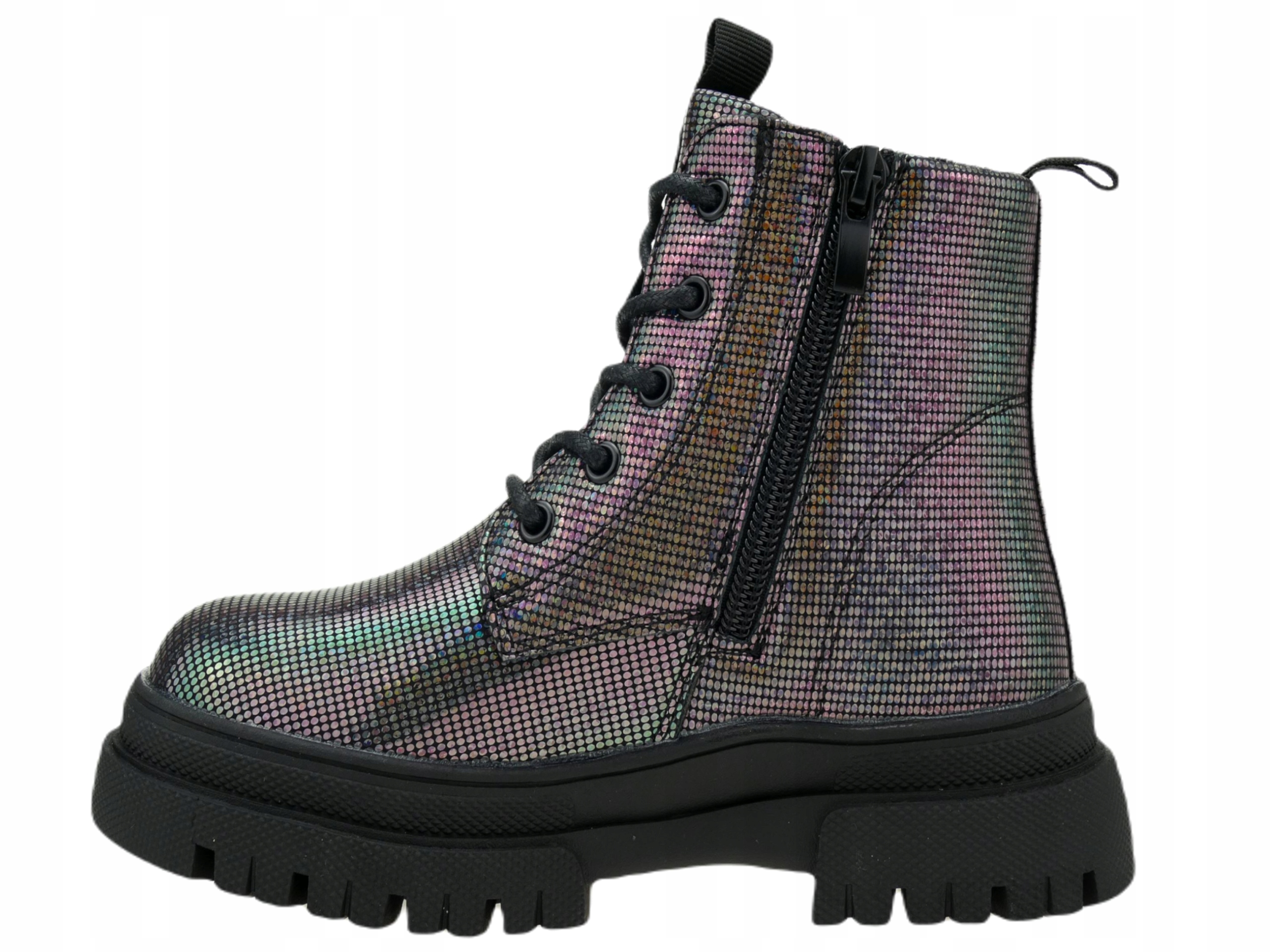 BUTY ZIMOWE DZIEWCZĘCE OCIEPLANE ŚNIEGOWCE 25 Kolor czarny