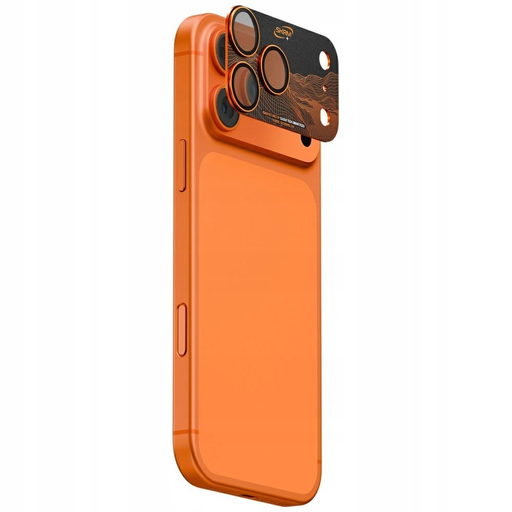 Szkło obiektyw Skinarma Sonix Full Aluminium iPhone 17 Pro Max pomarańczowy