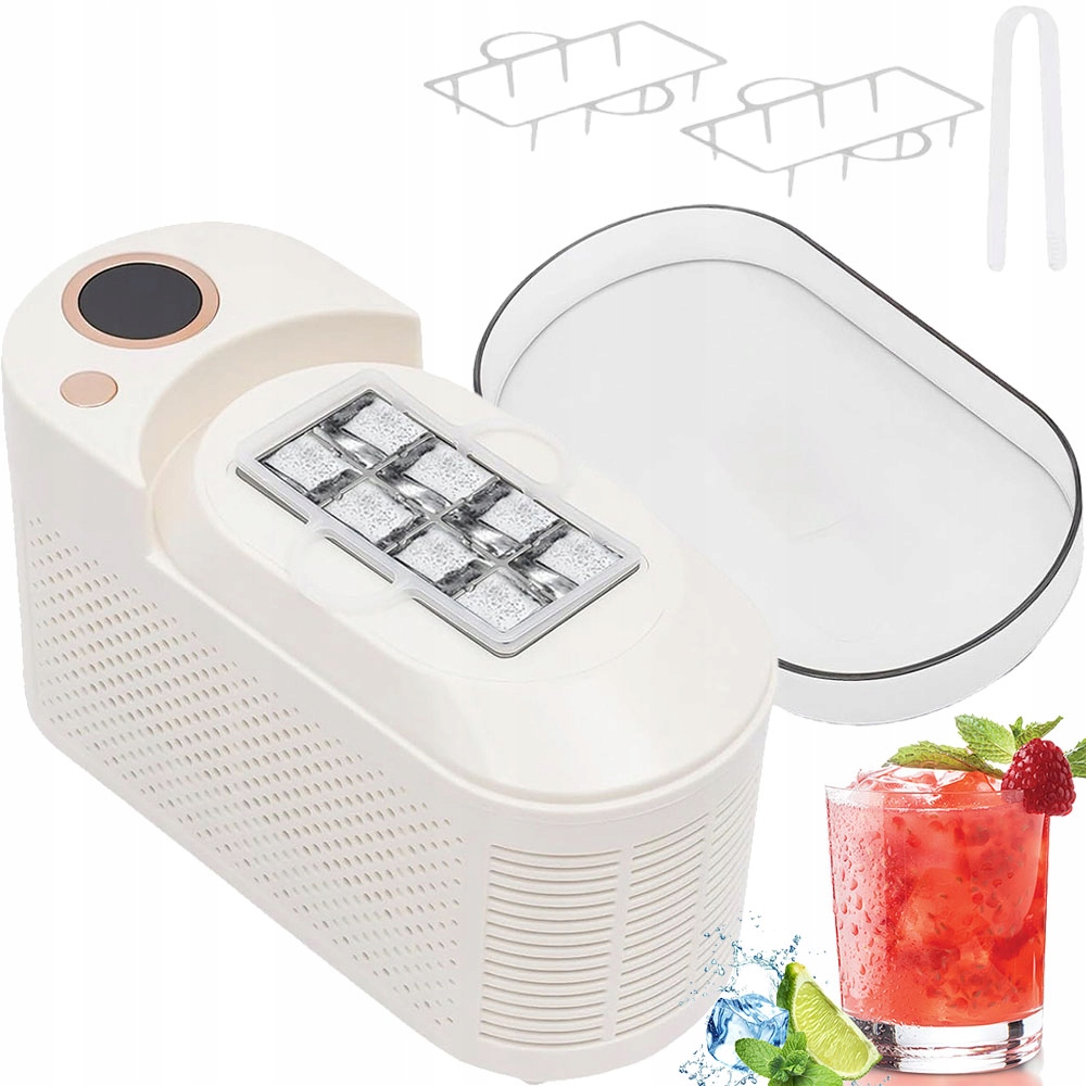 Mini Ľadová kocka 8 kociek Bedee Tichá 120 W Rýchly automat s klipom
