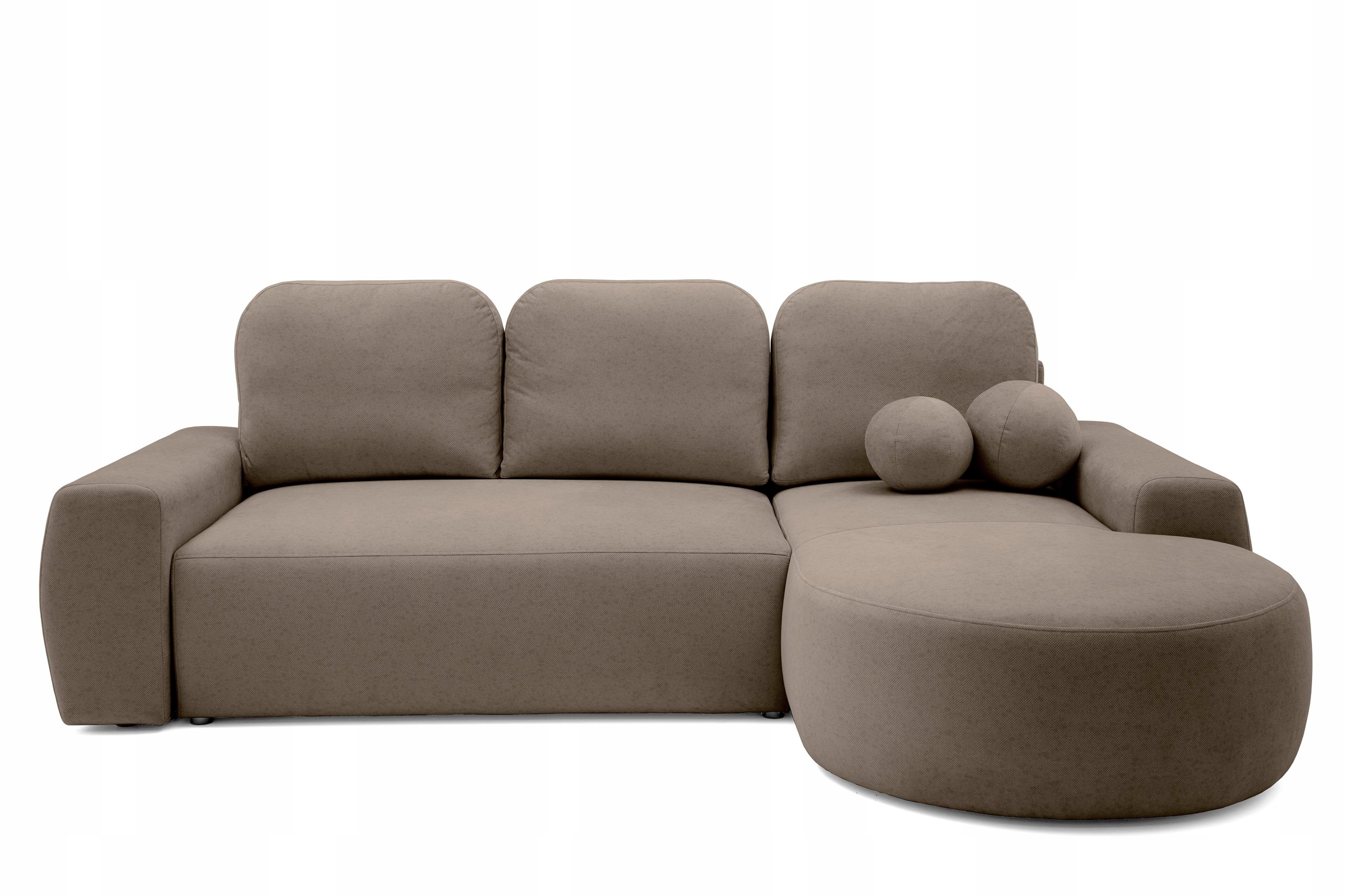 Rohová Sedací Souprava Wave Funkce spaní Volné polštáře Područky