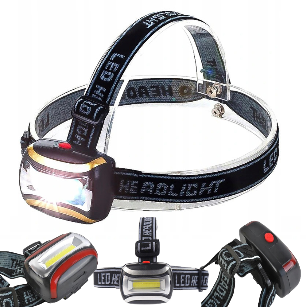 

Latarka Czołowa Cob 3W Czołówka Lampka Led Ledowa