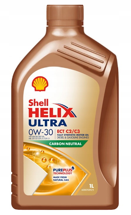

Shell Helix Ultra Ect C2/C3 0W30 1L Mb 229.52