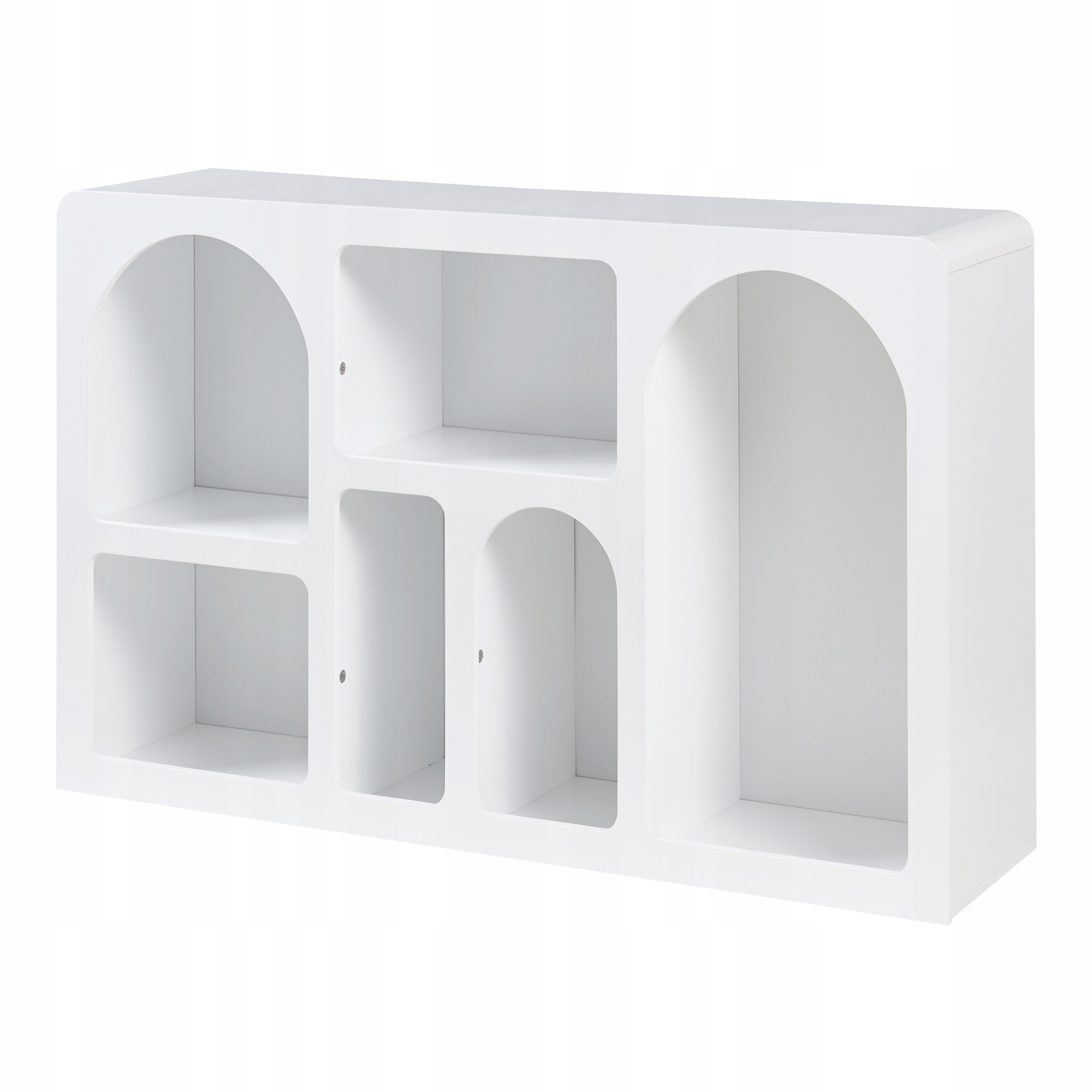 Kredenc Vågå s otevřenými přihrádkami 110x30x70 cm Bílý