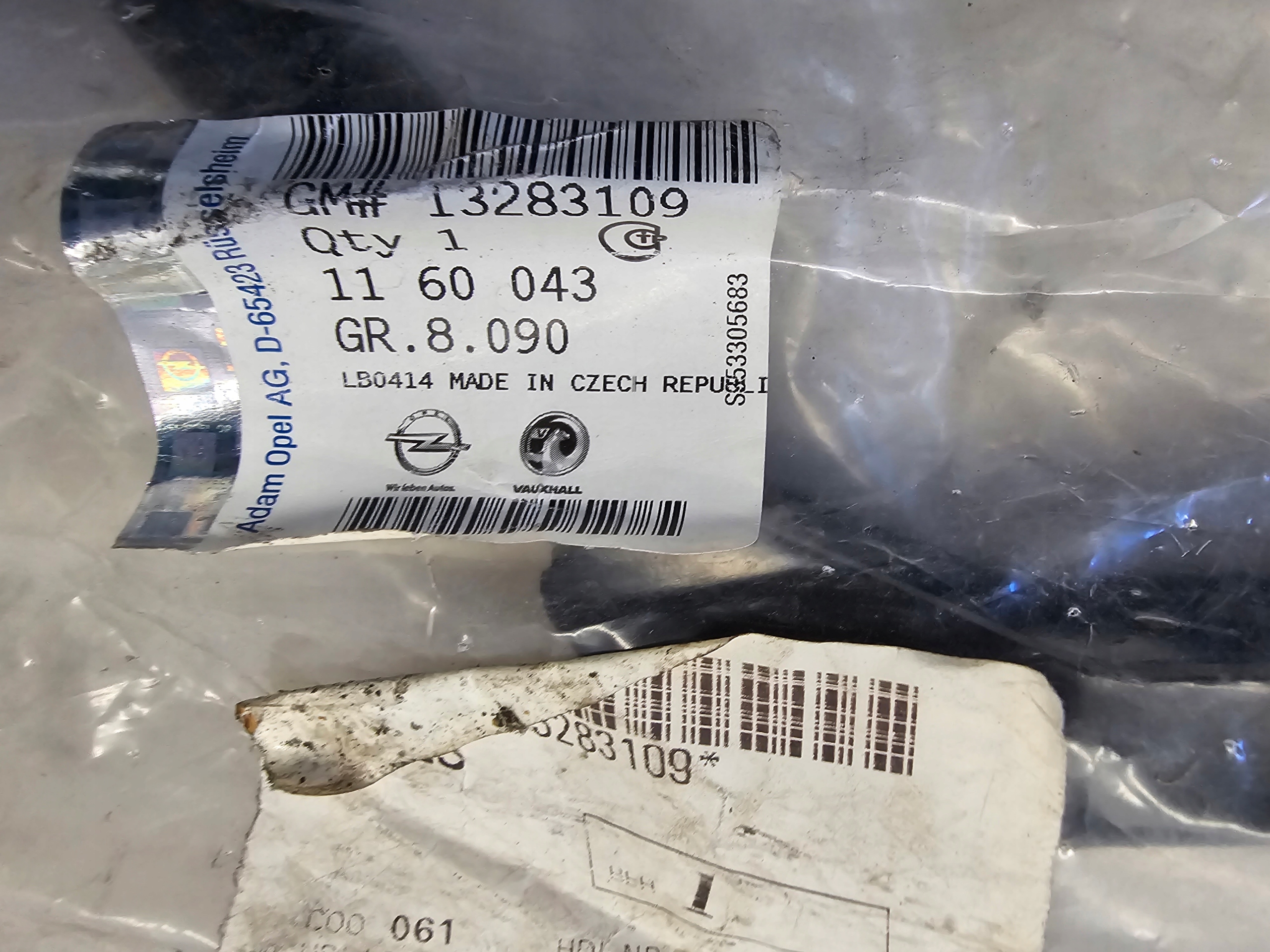 OPEL ZAFIRA C hinge bonnets right original 13283109