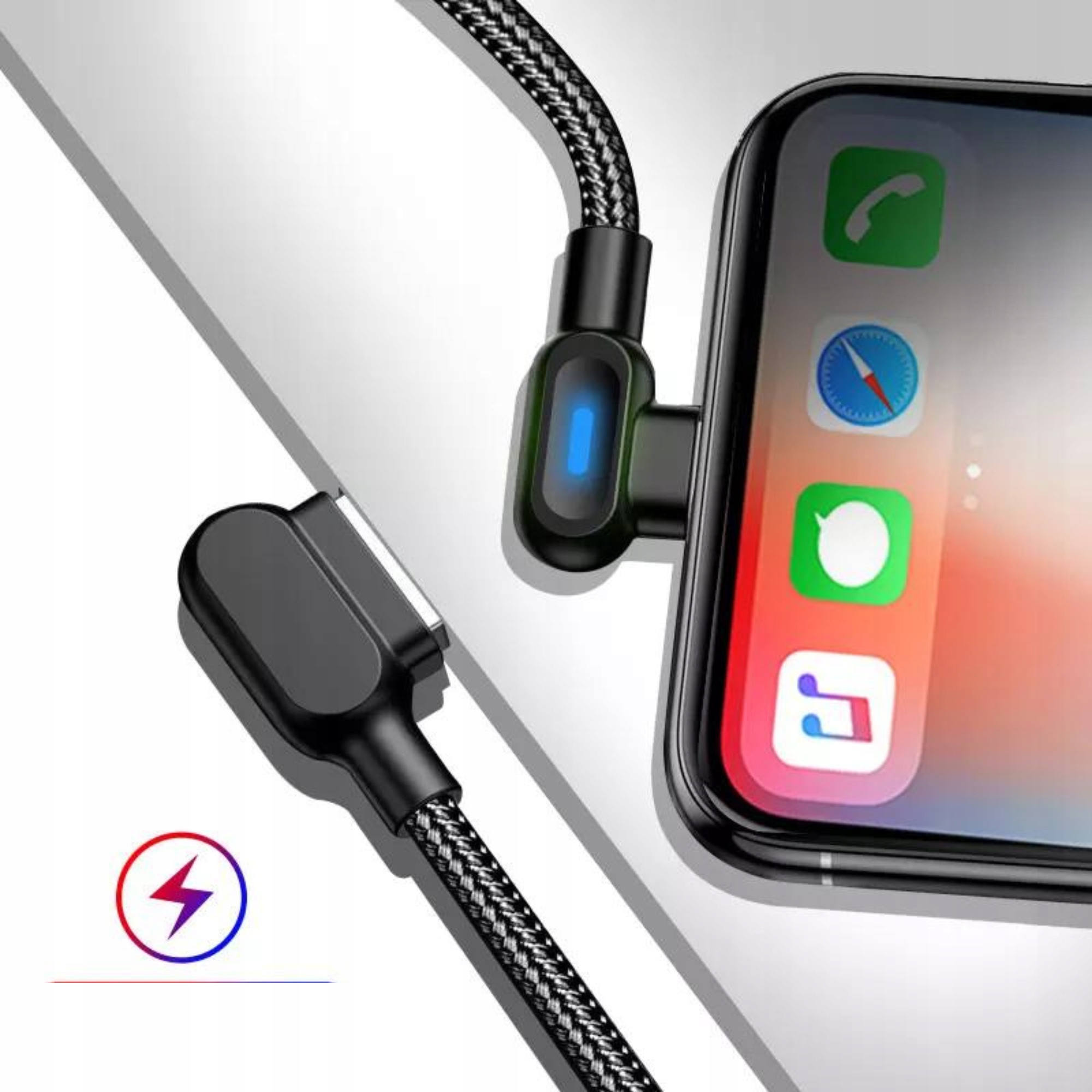 NOWY KABEL USB C USB KĄTOWY SZYBKIE ŁADOWANIE 3.0 Marka Inna