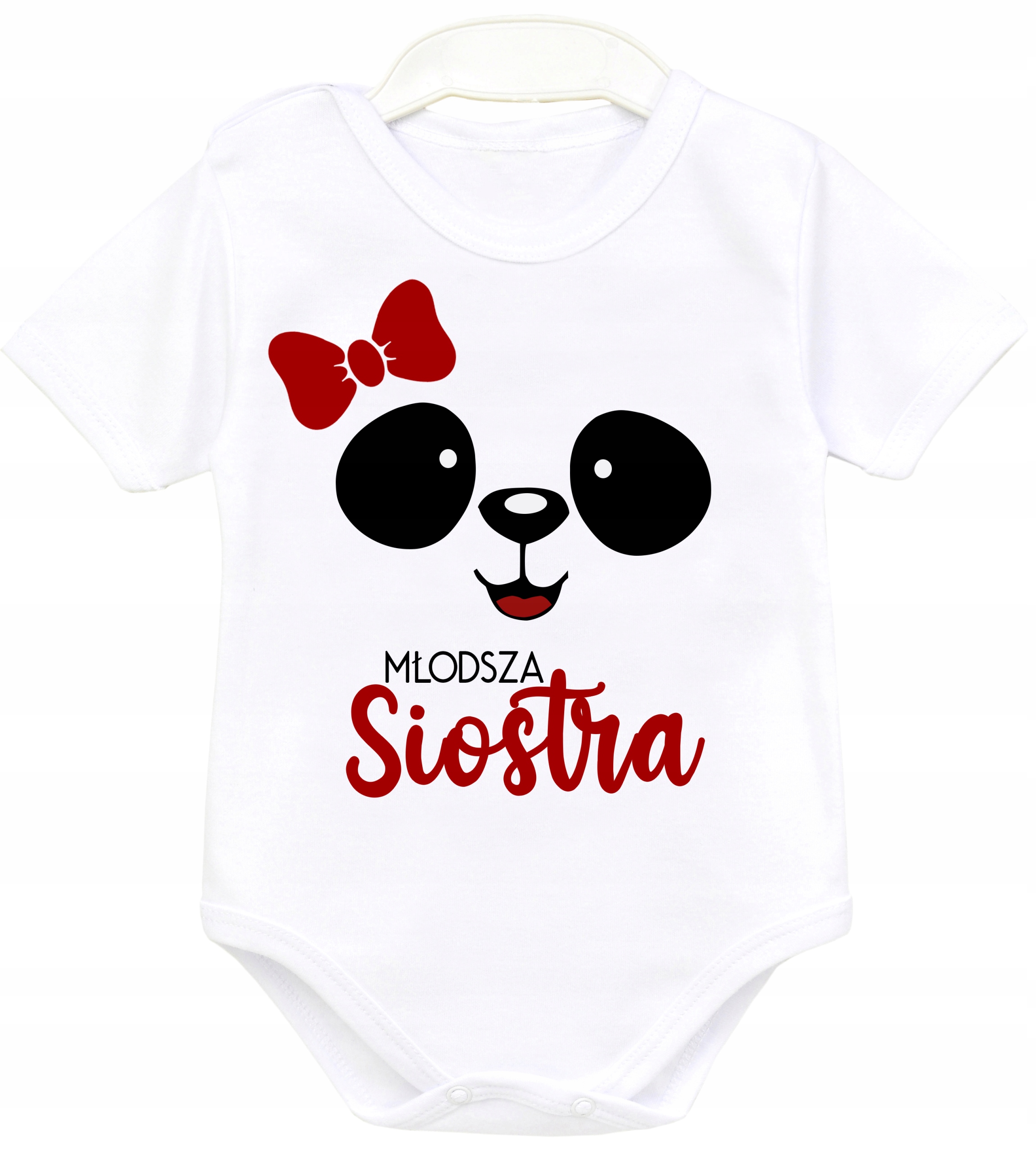 

Body dziecięce krótki rękaw Młodsza siostra r. 62