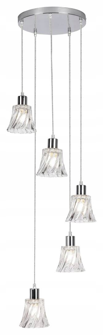 Závěsná lampa E14 5x40W barva chrom 5305 Hestia Rabalux