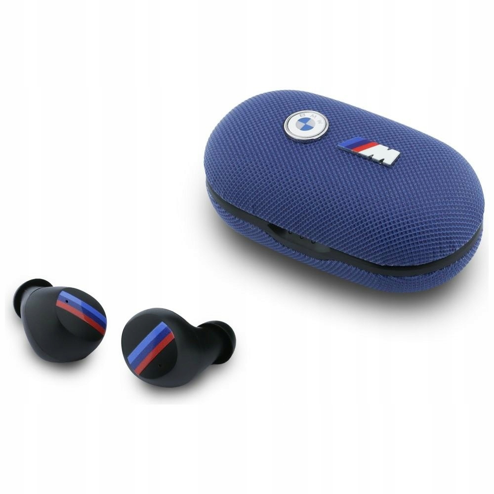 Bluetooth sluchátka Tws Bmw M Metal Logo Enc modrá