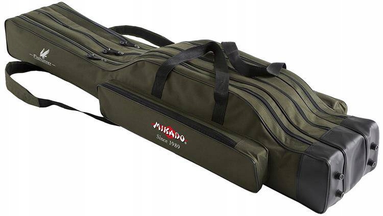 Pokrowiec Wędkarski 3 Komorowy 160 cm Zielony Mikado