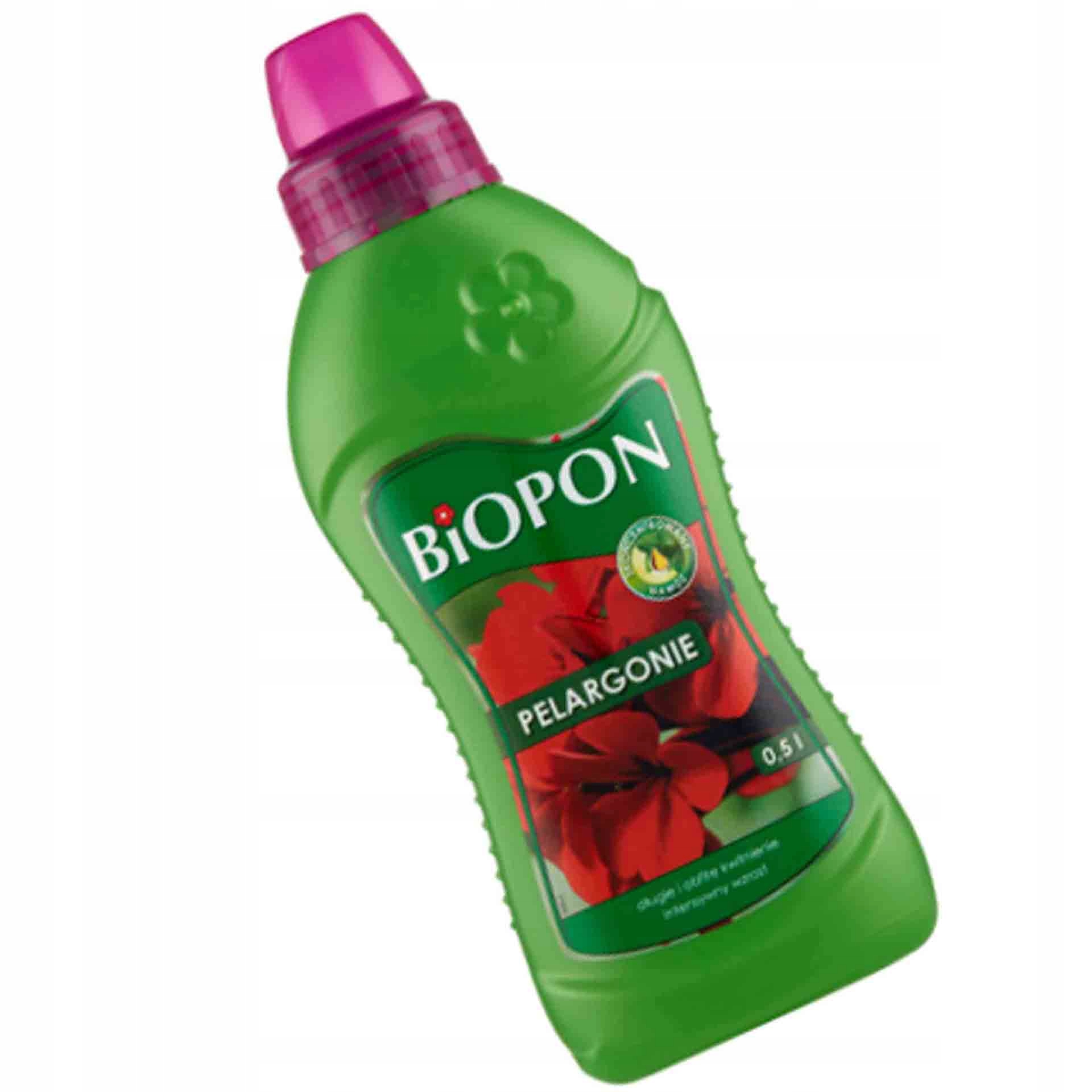

Biopon Nawóz Płyn Do Pelargonii 0,5 L