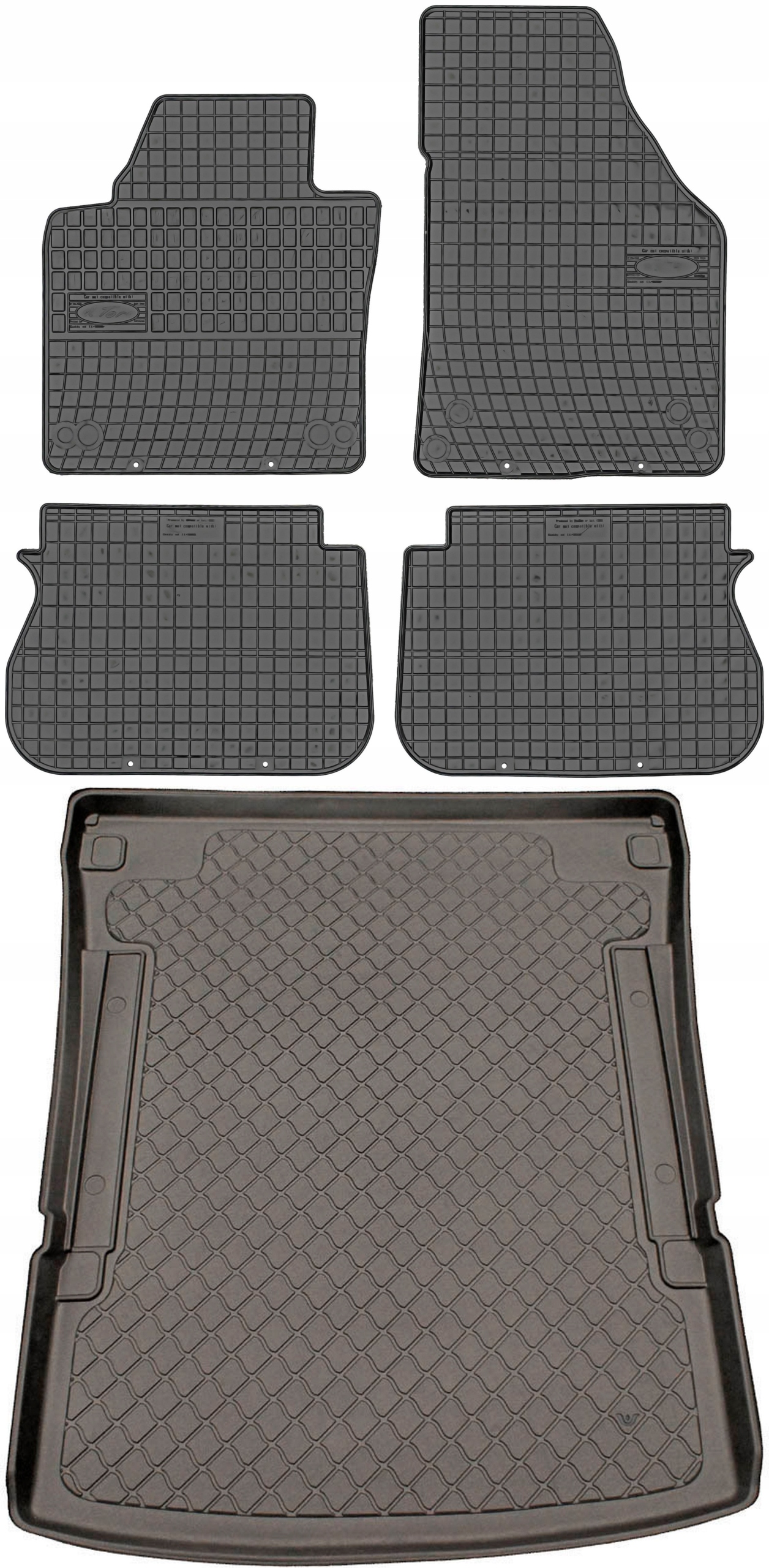 Vw Caddy Maxi III 2007-2020 Koberce s rohožou