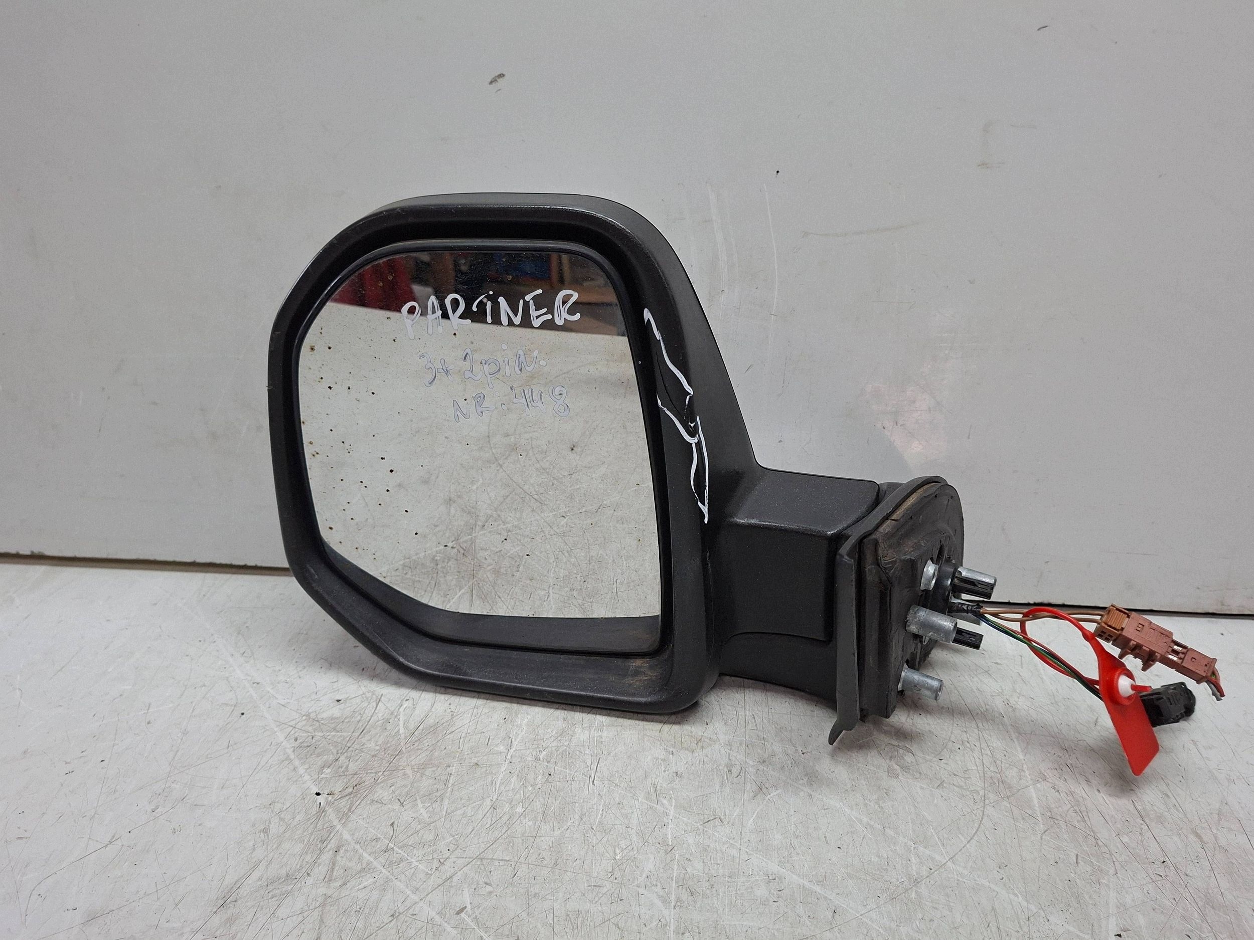 mirror left PEUGEOT PARTNER III 5 PIN 2008