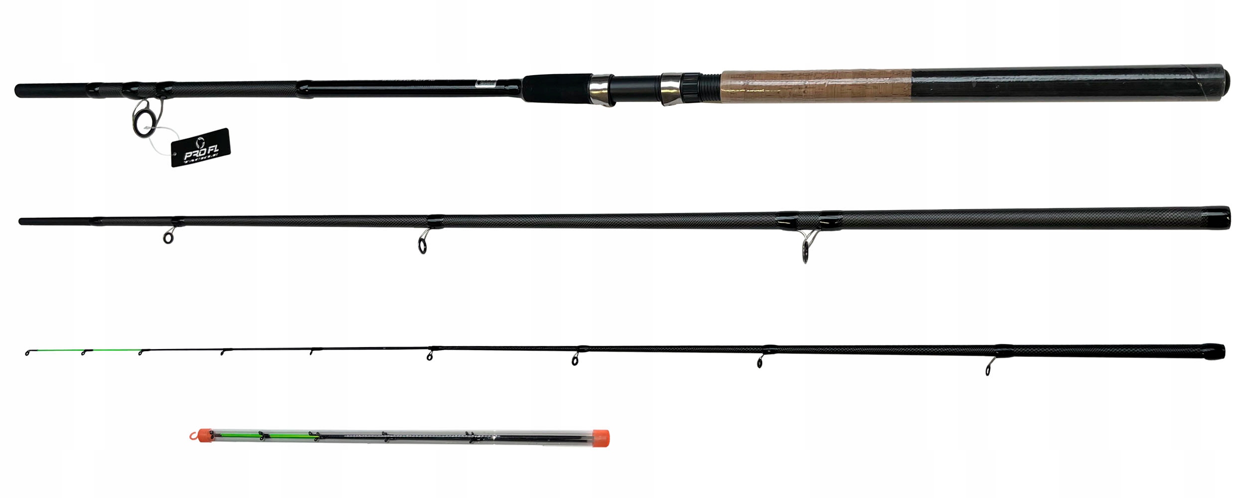 Wędka gruntowa Fl Black Panther 3,90 m Feeder 50-150 gram Mocna Węglowa