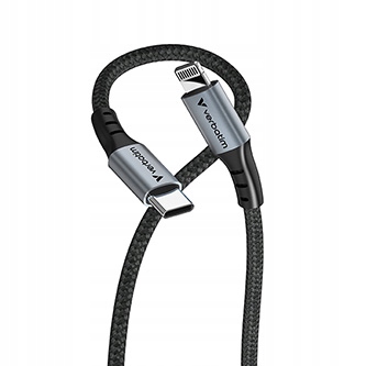 Verbatim Usb kabel Usb C (M) Usb lightning (M) 60W 1.2m czarny box 31844