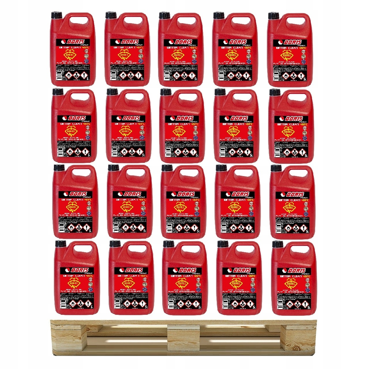 Zimowy plyn do spryskiwaczy paleta 176 sztuk x 5L