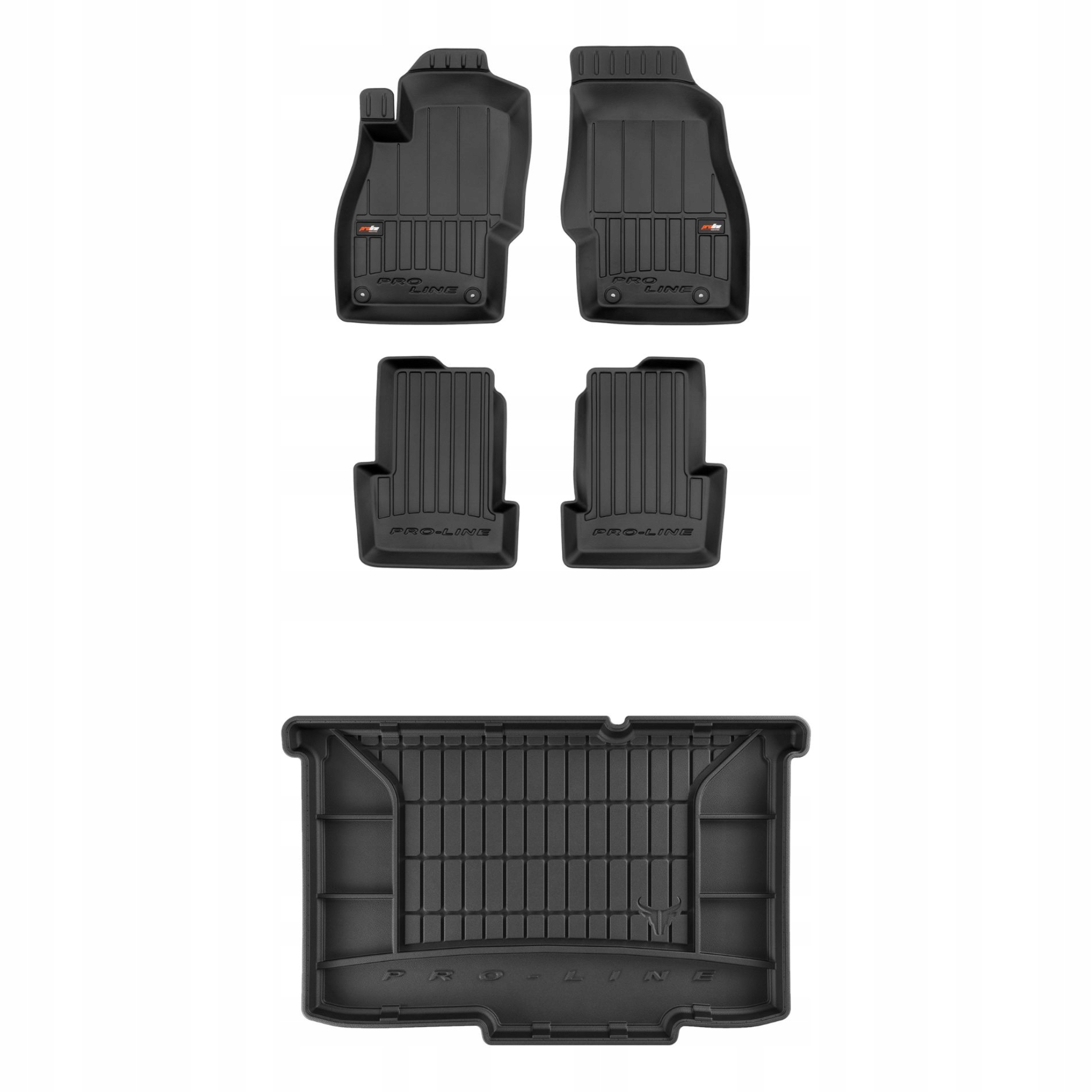 Sada gumových kobercov a rohoží pre Opel Corsa D