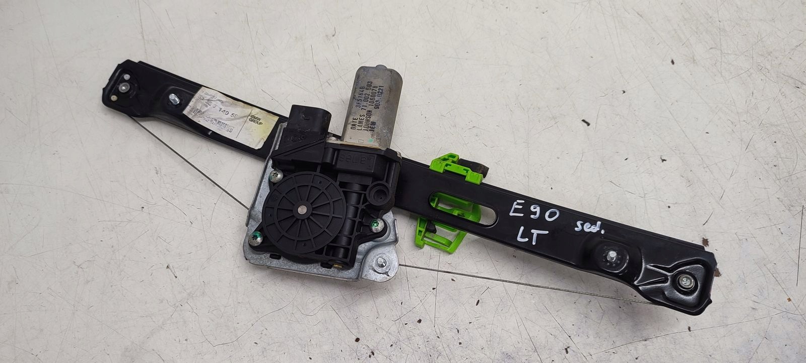 window regulator left rear part mechanism BMW E90