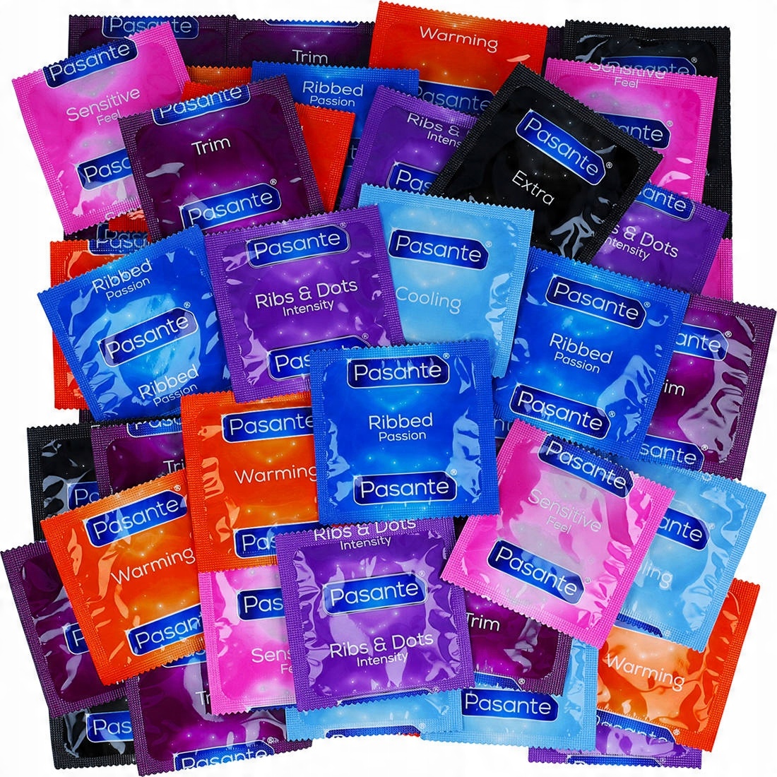 

Prezerwatywy Pasante MIX 100 Sztuk Paka