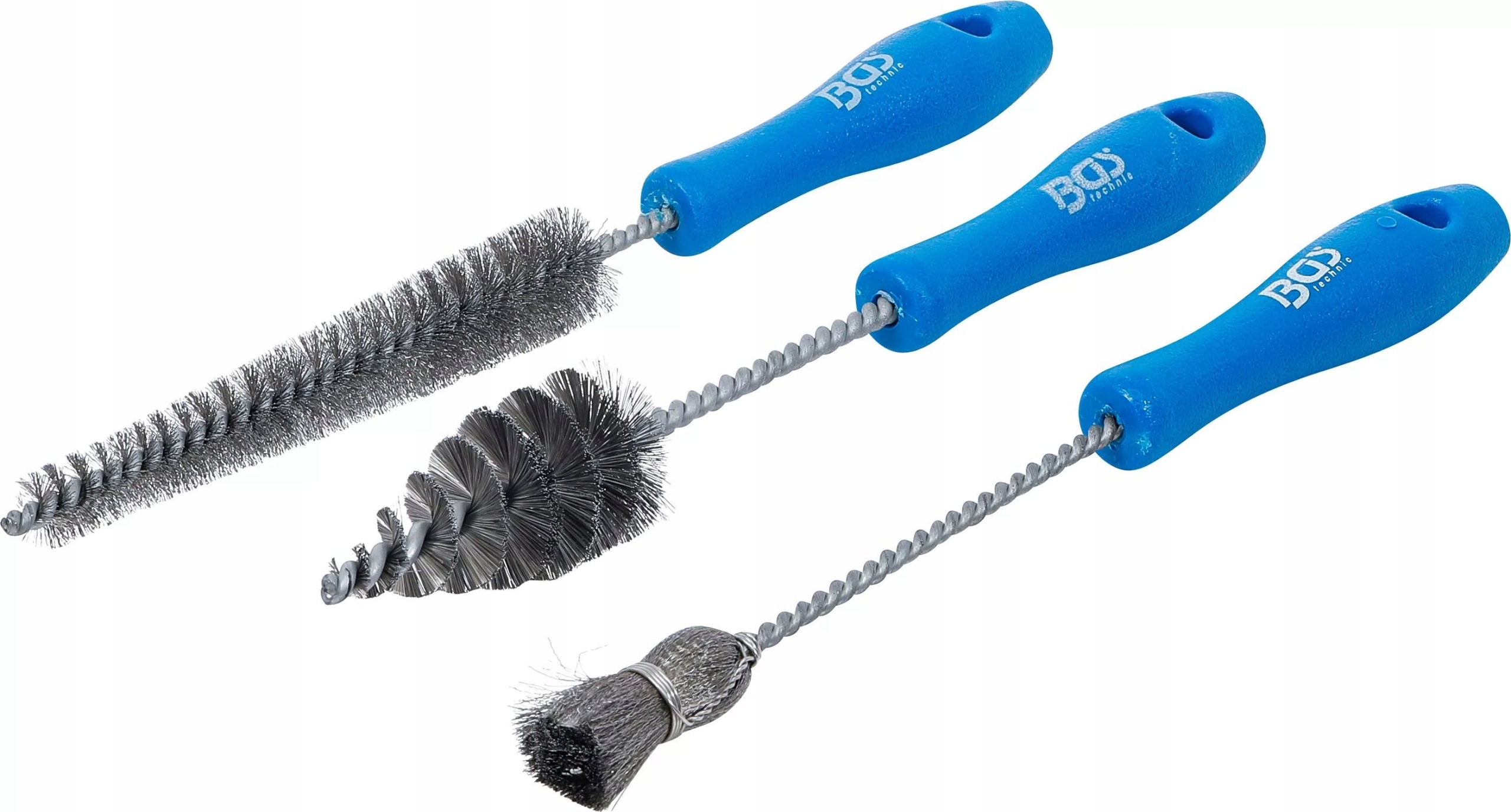 Kartáče na čištění objímek a válečků 3 ks. Značka BGS Technic