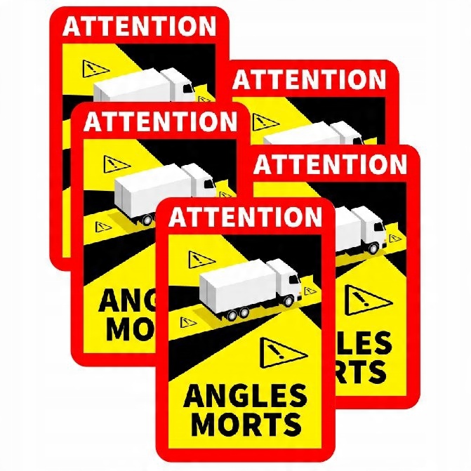 

Nalepka Angles Morts martwe pola Tir komplet 5szt