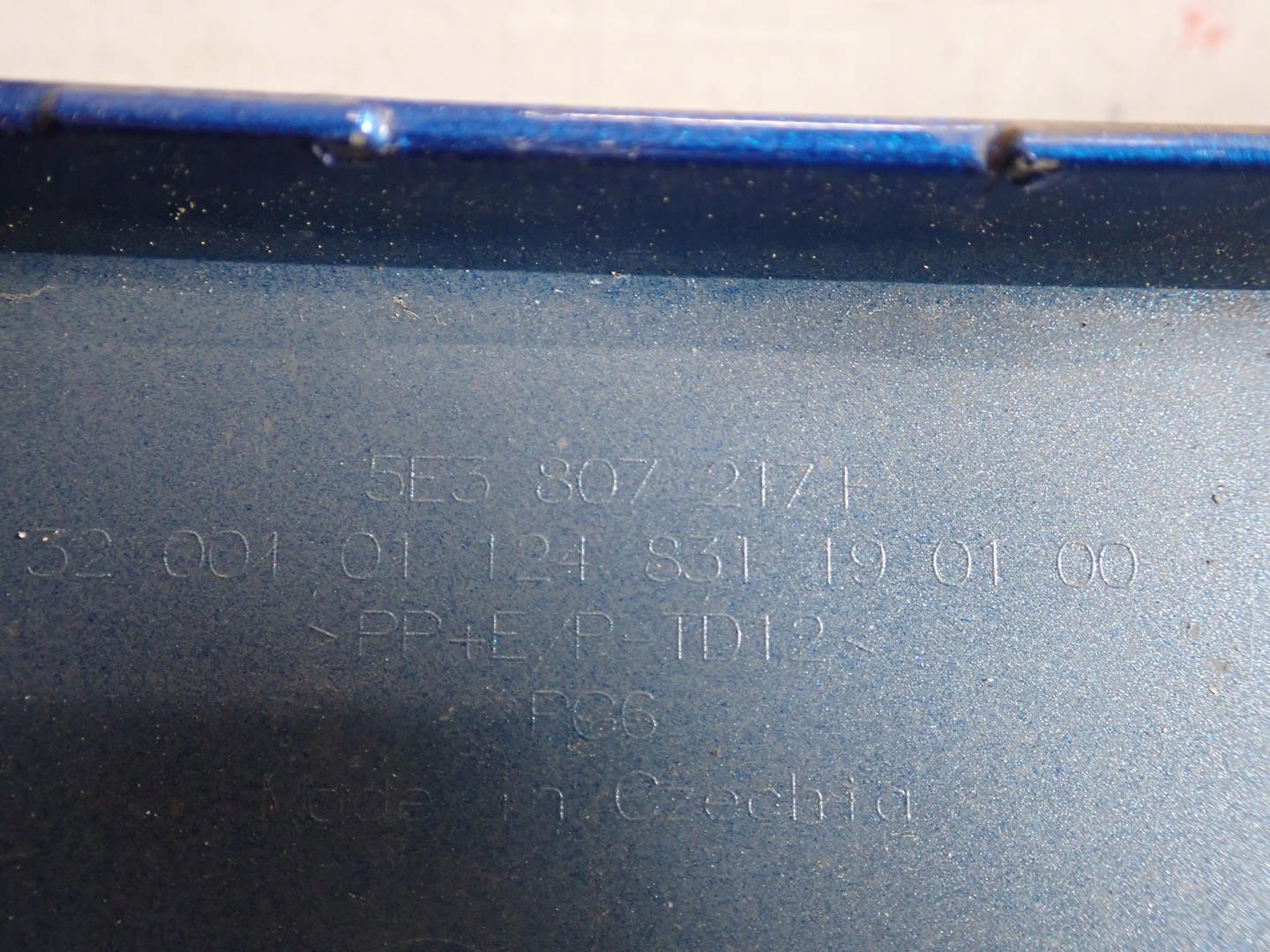 bumper front front SKODA OCTAVIA IV RS 2020- 5E3807217F