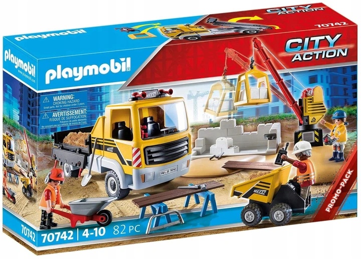 

Playmobil City Action 70742 Plac budowy z wywrotką
